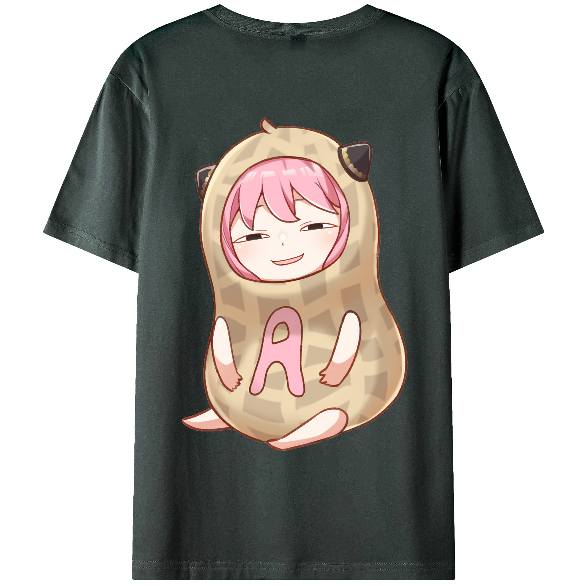 （画像用） SPY×FAMILY间谍家家酒 綿100％ メンズ半袖Tシャツ（バックプリント） 通気性